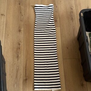 Edikted Monochrome Strapless Dress